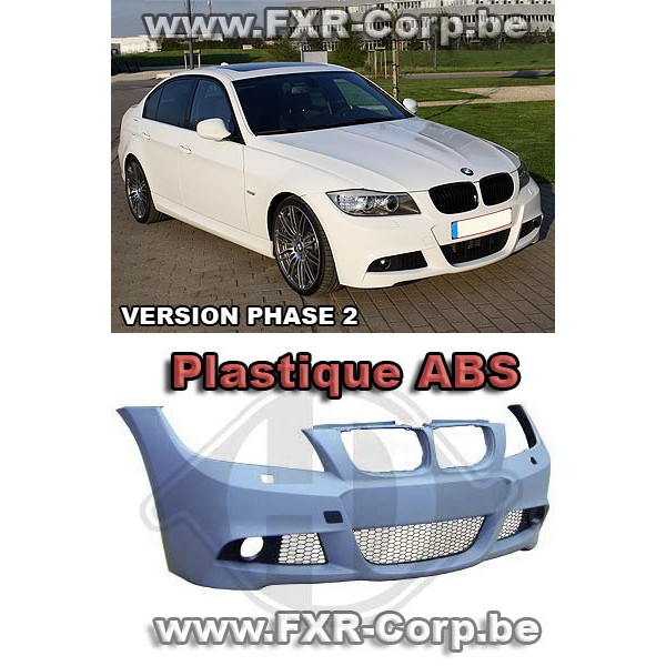 Parechoc avant Pack M Serie 3 E90 et E91 break plastique ABS