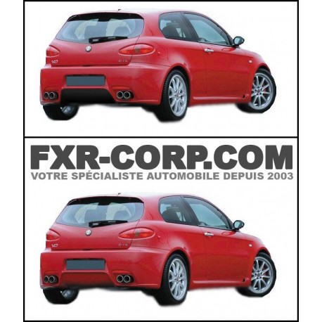RACING - Pare-choc arrière Alfa 147