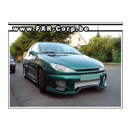 RADIKAL - Pare-choc avant PEUGEOT 206